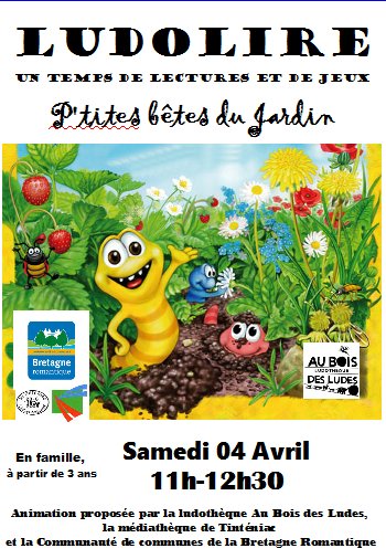 Ludolire "Petites bêtes du jardin" à Tinténiac