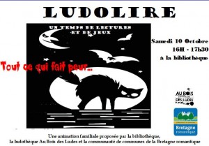 Ludolire "Tout ce qui fait peur" à la bibliothèque de Dingé